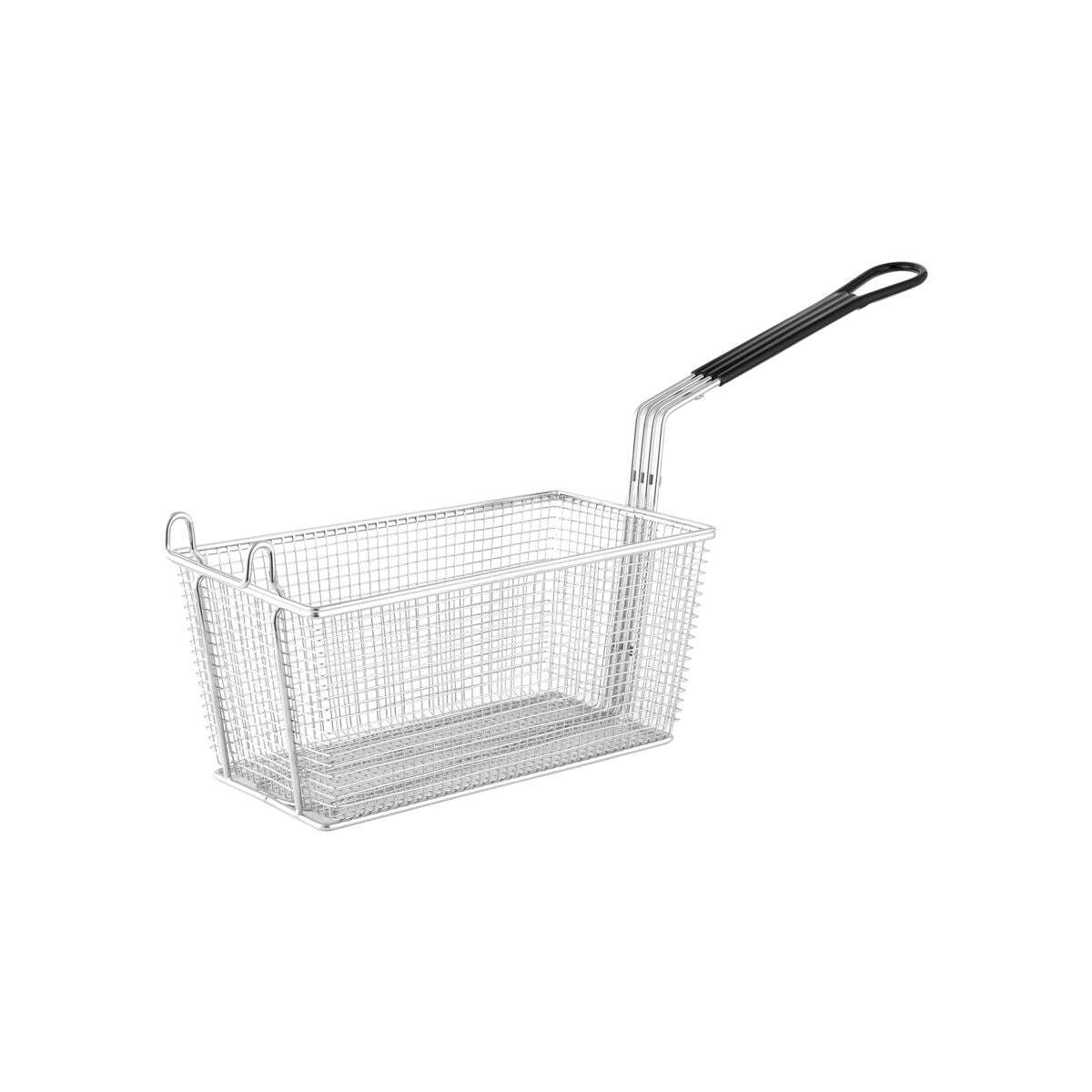 Chef Inox Fry Basket Rect Crm Plated L325xw175xh150/Hdl280mm