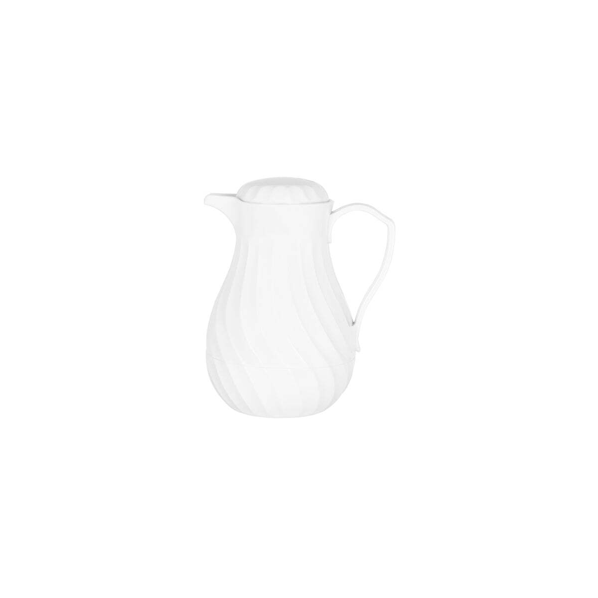 Insulated Jug-0.6Lt White "Connoisserve"