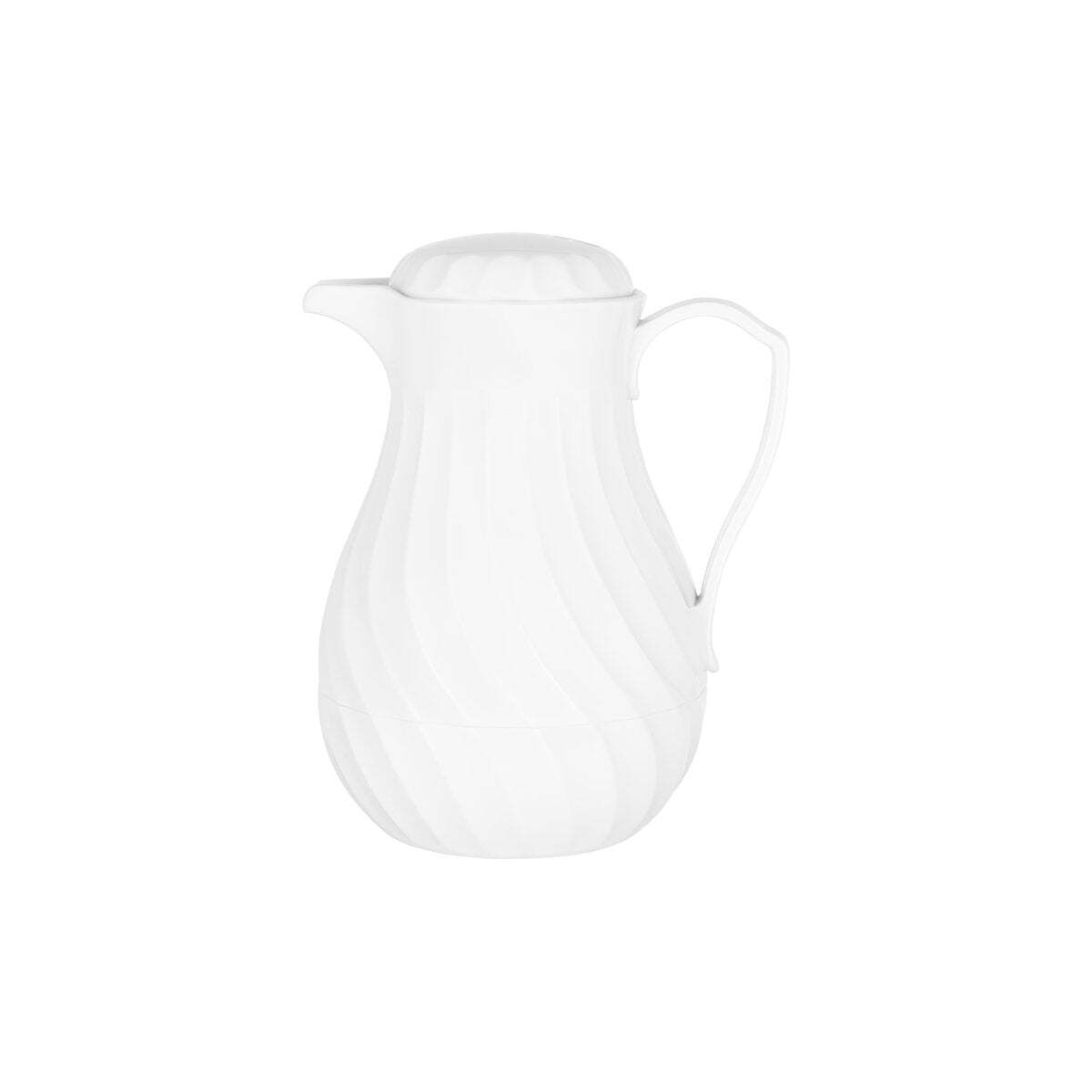 Insulated Jug-2.0Lt White "Connoisserve"