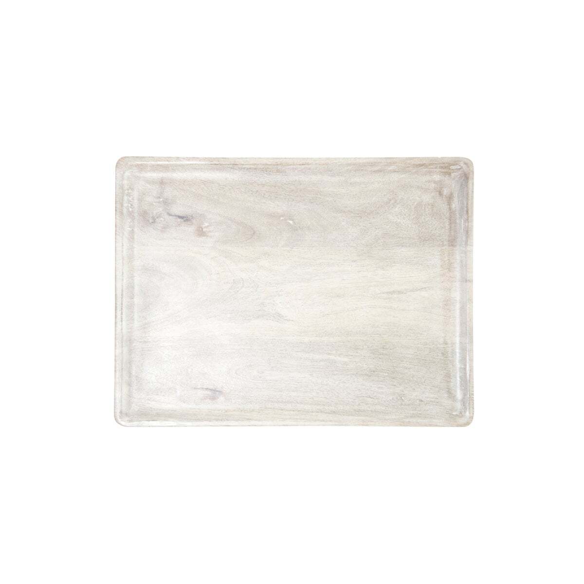 Chef Inox Rect Serving Board Mangowood 350x255x15mm White