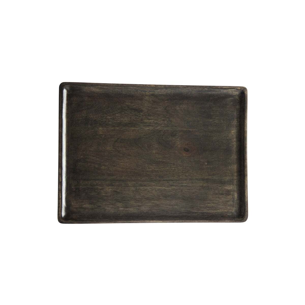 Chef Inox Rect Serving Board Mangowood 360x180x15mm Dark