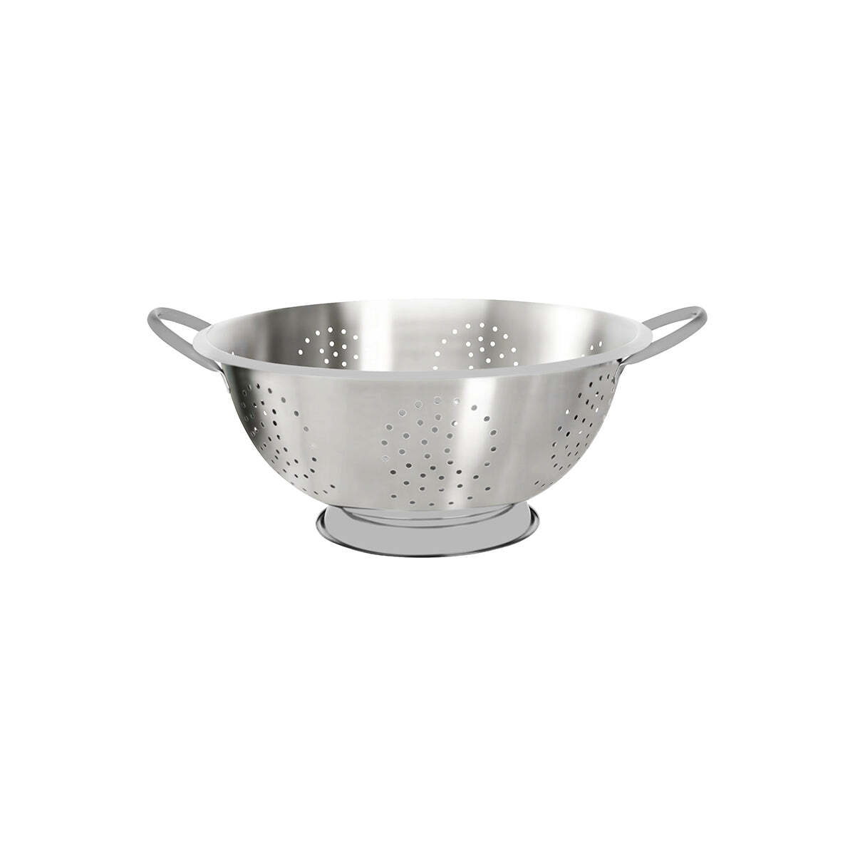 Chef Inox Colander 4mm Holes Wire Hdl S/S 335x140mm 8.0Lt