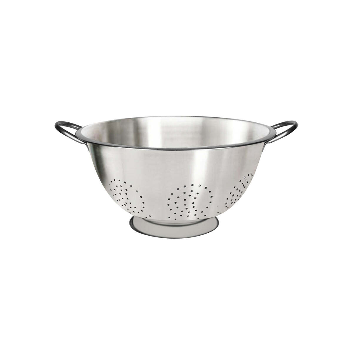 Chef Inox Colander 4mm Holes Wire Hdl S/S 375x165mm 13.0Lt