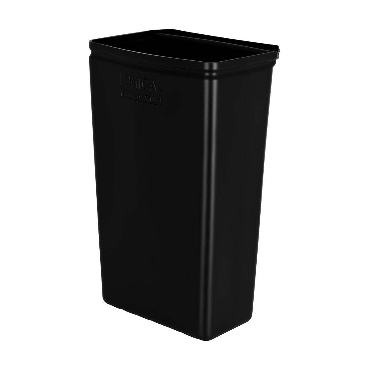 Unica Refuse Bin-337x231x560mm Black Suits 9600 (Rtb1)