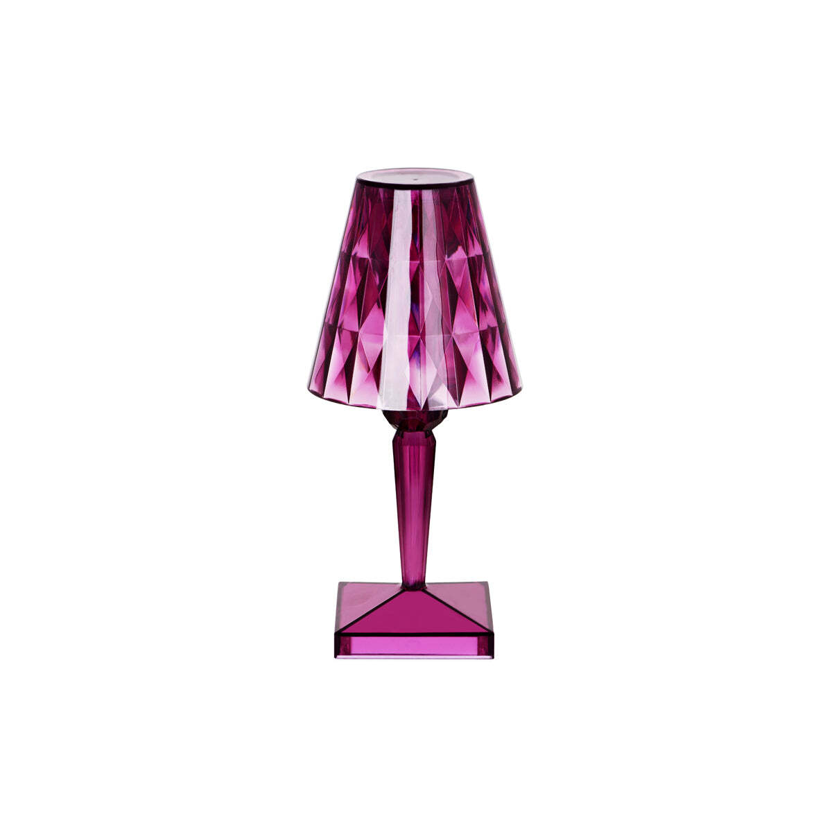 Tablekraft Crystal Cordless Table Lamp Led 120x260mm Purple