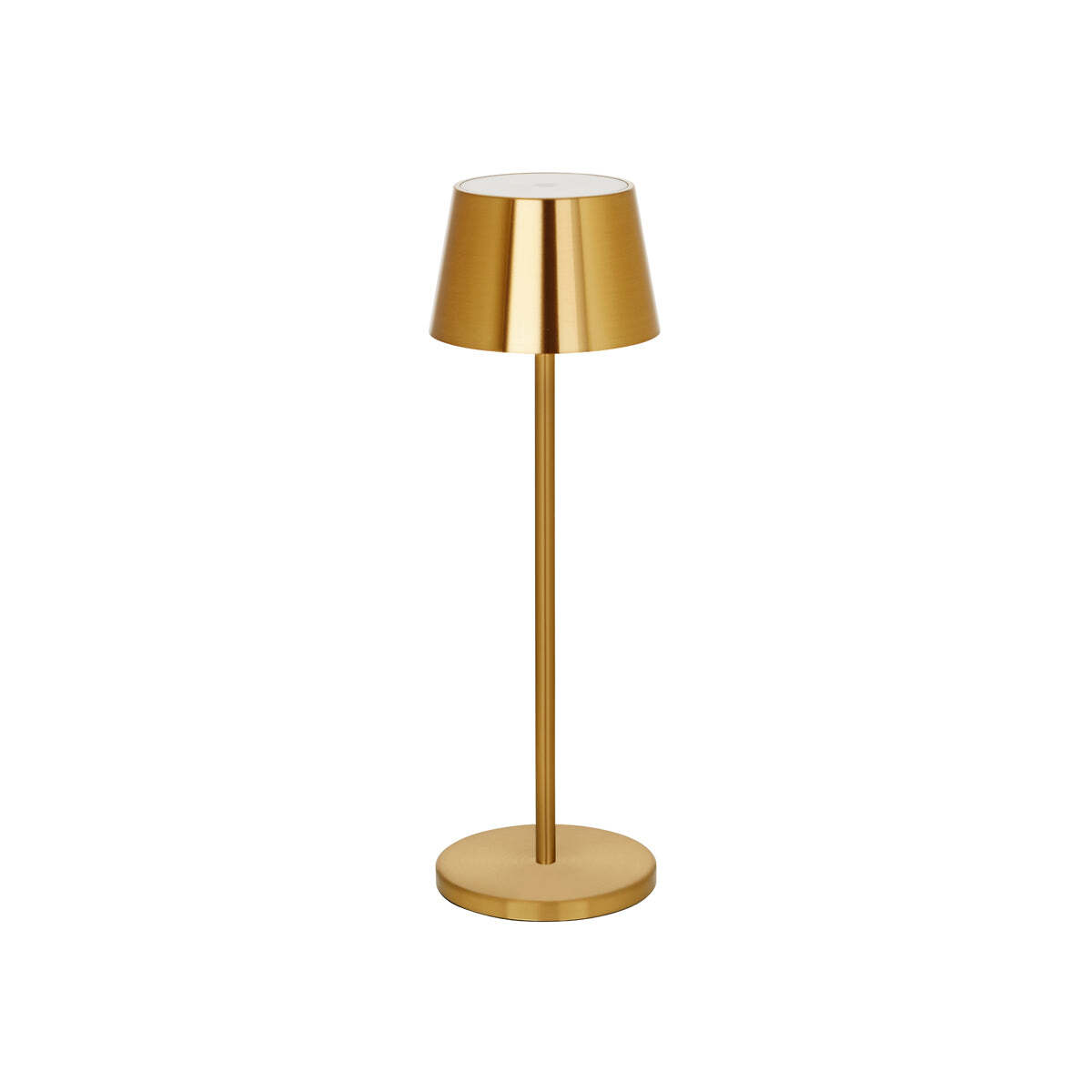 Tablekraft Amelia Cordless Table Lamp Led 110x350mm Brass