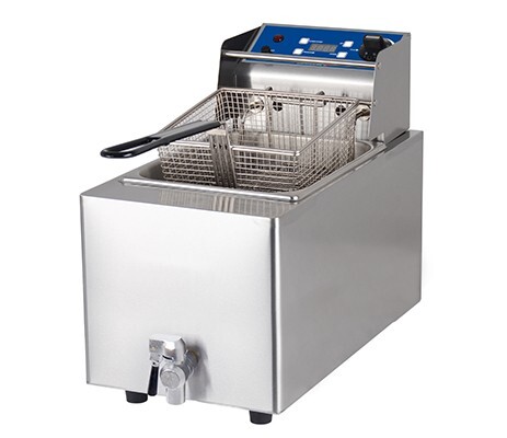 Birko Single Fryer 8L with Tap