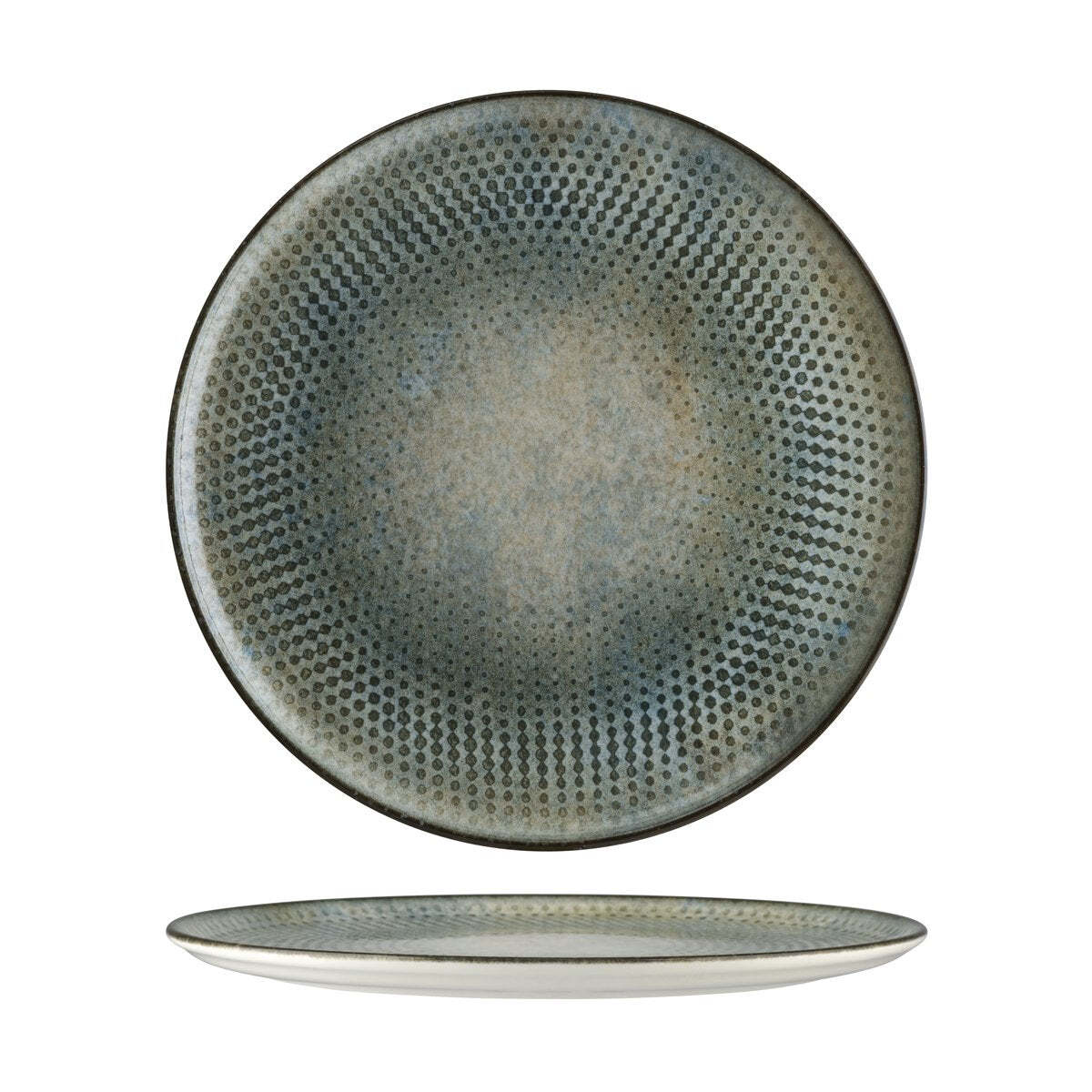 Bonna Lenta Ash Round Flat Platter 320x25mm 