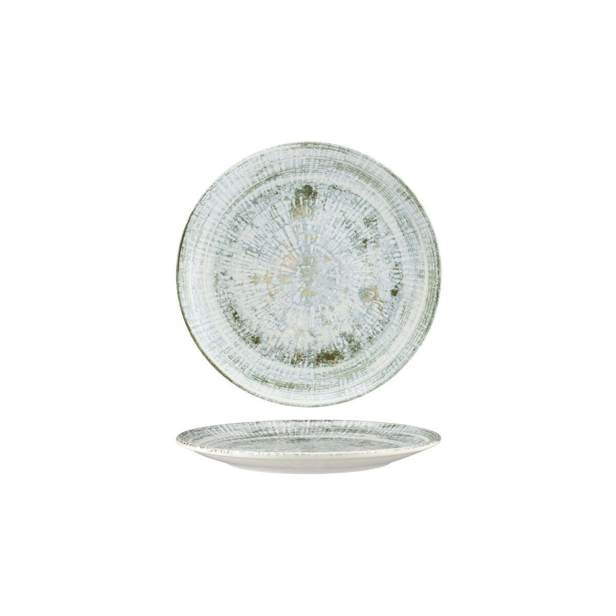 Bonna Odette Olive Round Coupe Plate 210x20mm 