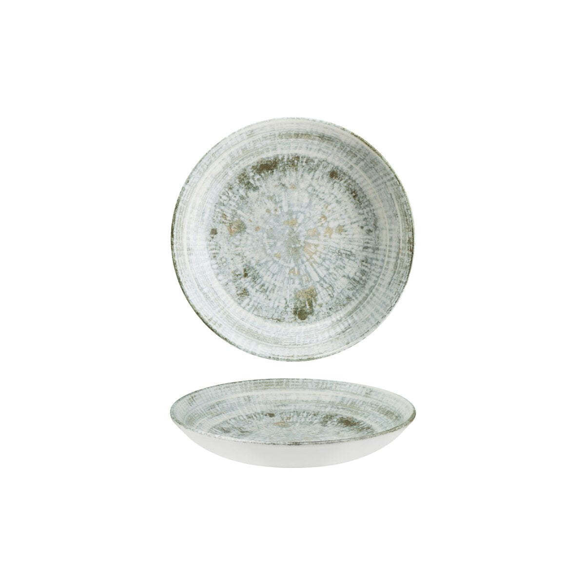 Bonna Odette Olive Round Coupe Bowl 230x50mm 