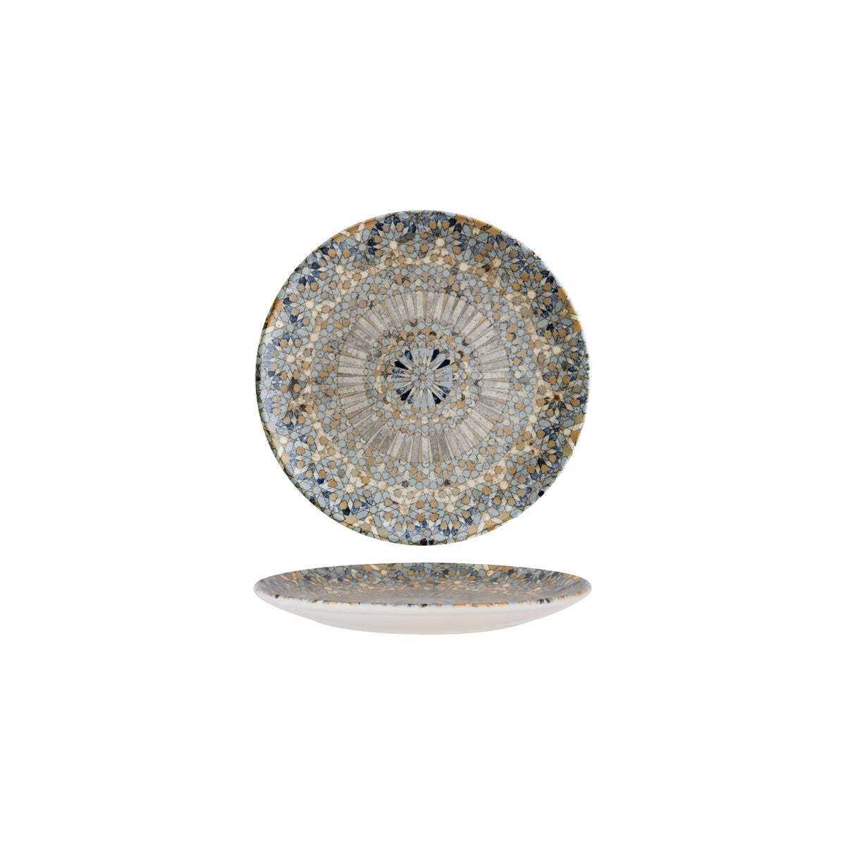 Luca Mosaic Round Coupe Plate 210x20mm 