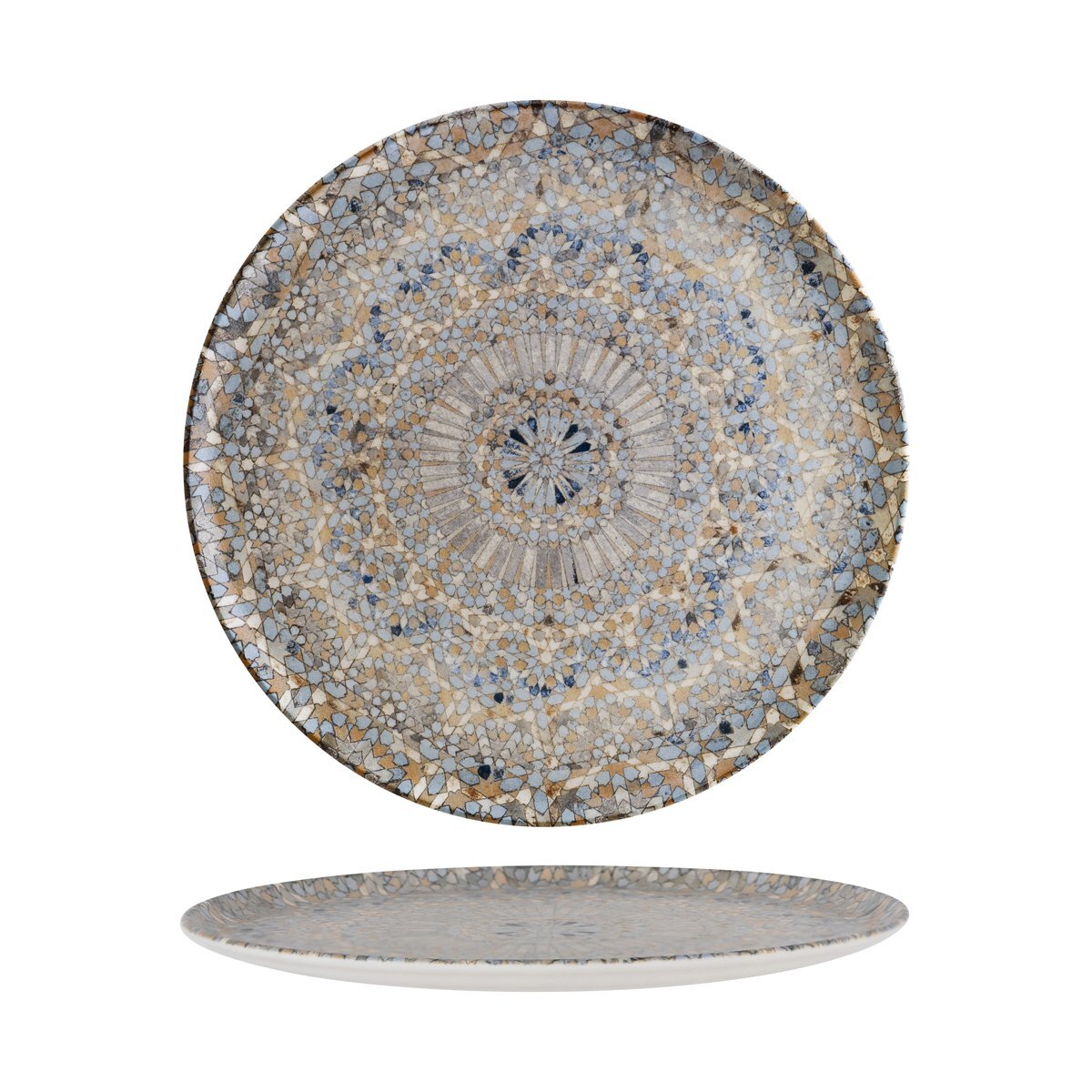 Luca Mosaic Round Flat Platter 320x25mm