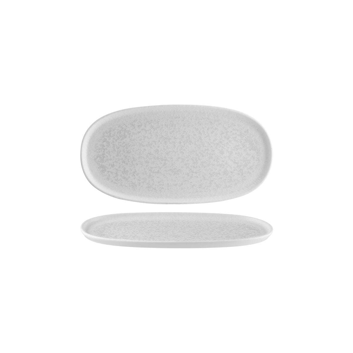 Bonna Lunar White Hygge Oval Platter 300x160x17mm 