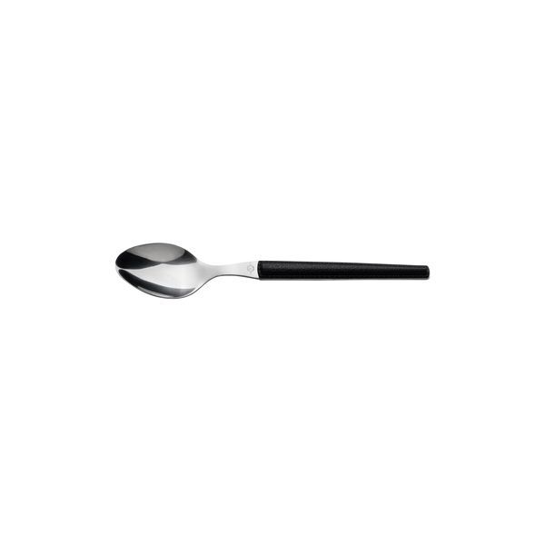 Faux Leather Teaspoon-Black Hdl