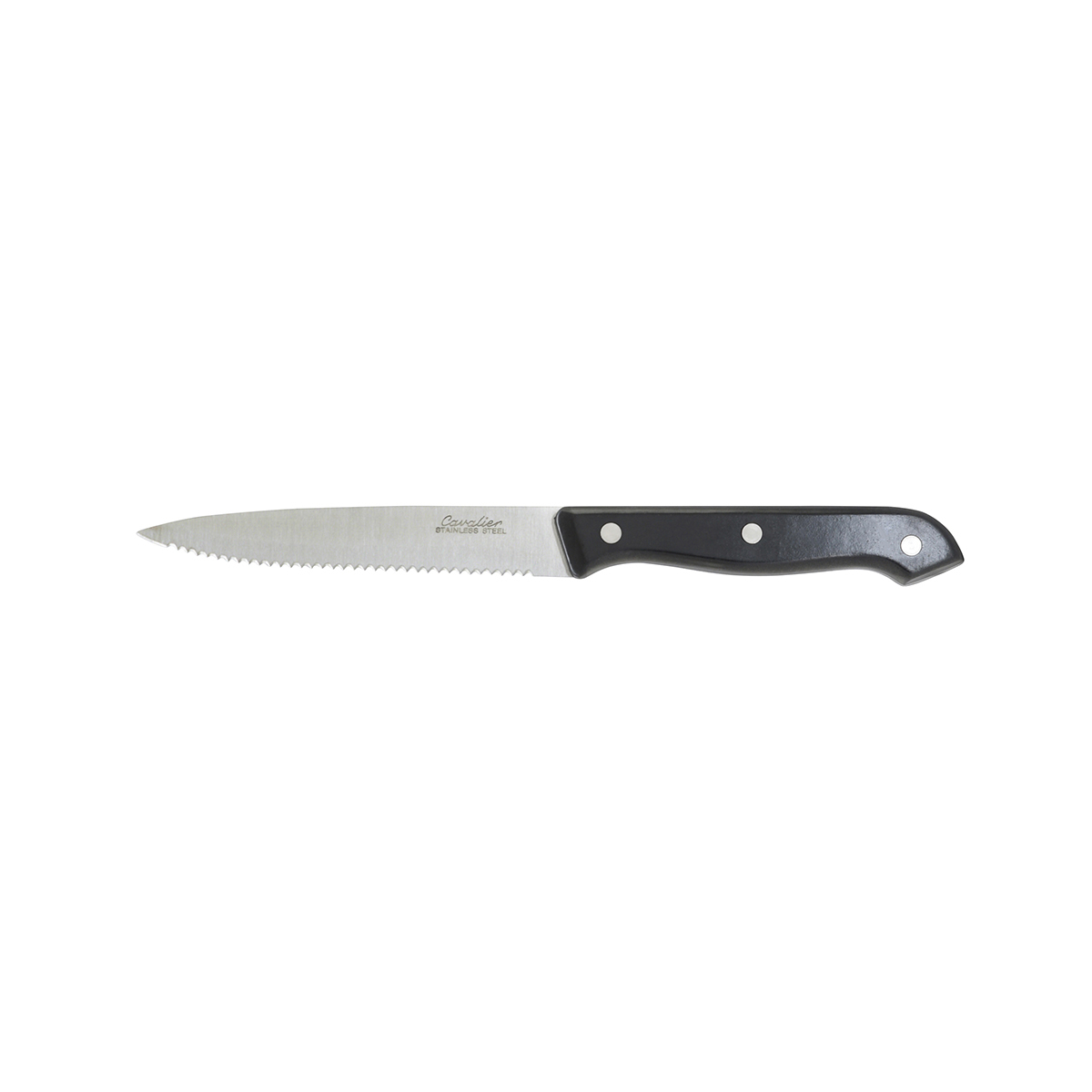 Steak Knife-Black Bakelite Hdl, 125mm 