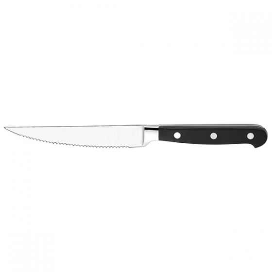 Steak Knife Point Tip-Black Handle, 230mm