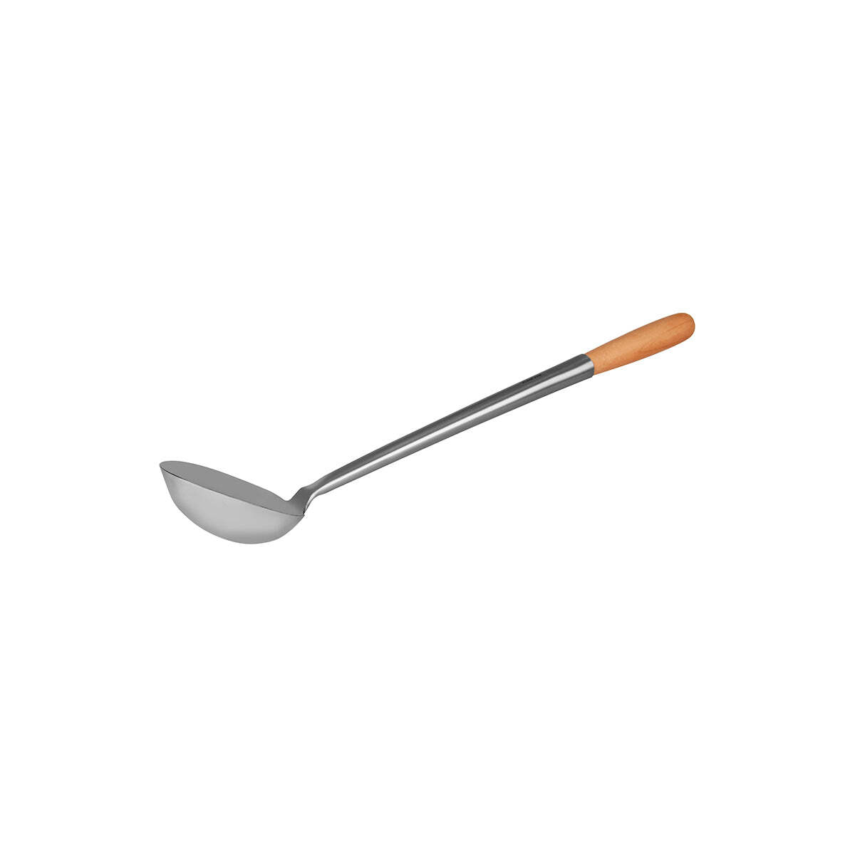 Chef Inox Ladle S/S W/Wooden Handle 125x410mm