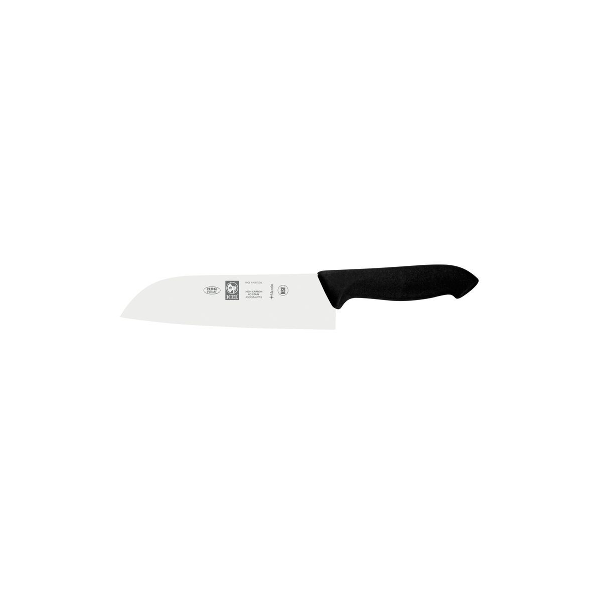 Santoku Knife-Black, 180mm 