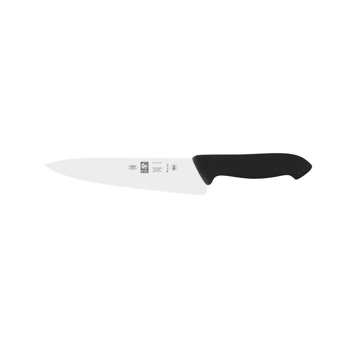 Chef'S Knife-Black, 200mm, Narrow Blade 