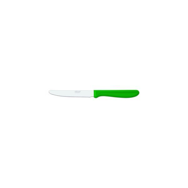 Paring/Steak Knife Green Handle-110mm | Serrated