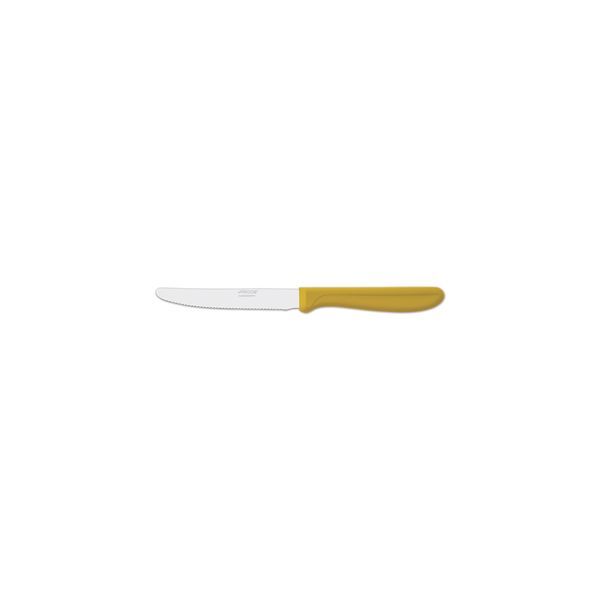 Paring/Steak Knife Yellow Handle-110mm | Serrated