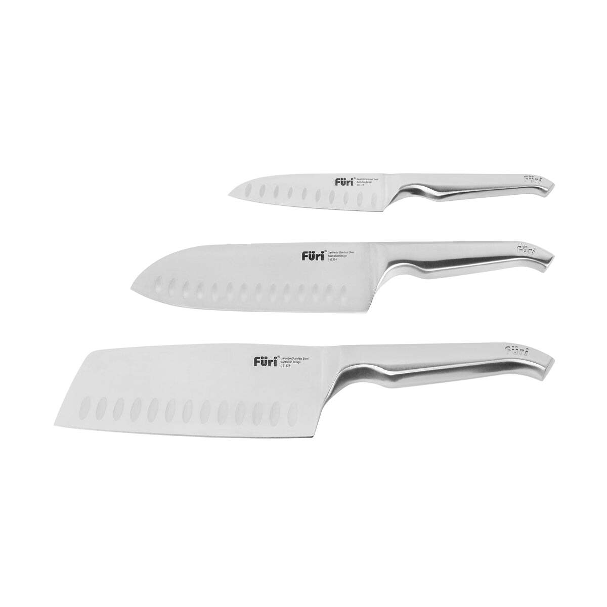 Furi Asian Style Knife 3pc Set 