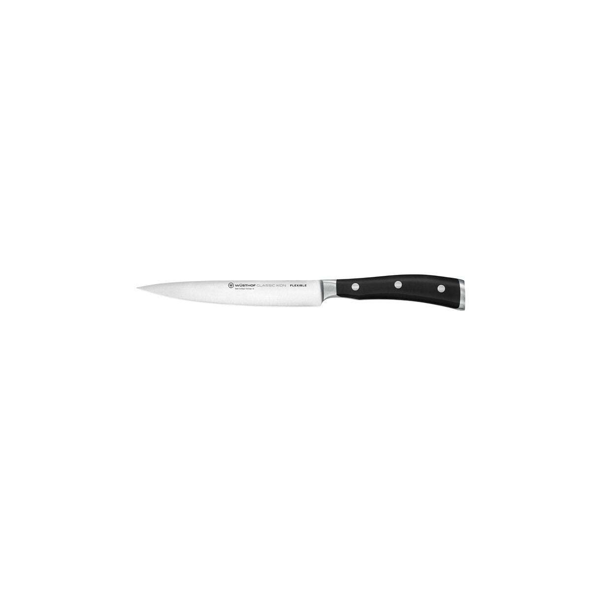 Wusthof Classic Ikon Black Fillet Knife 160mm 