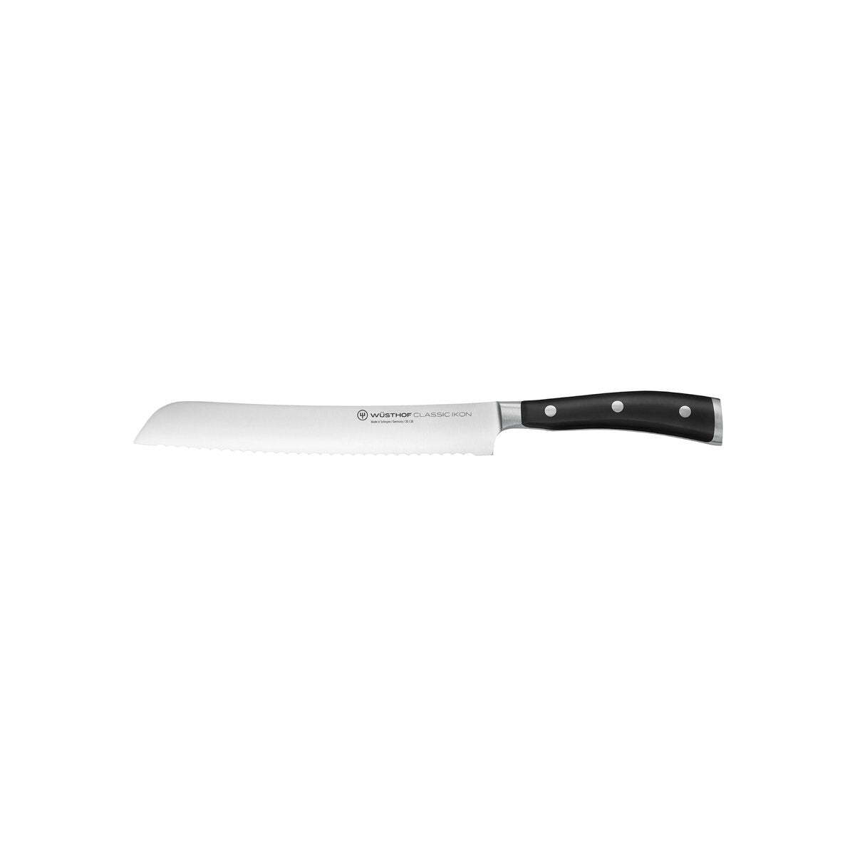 Wusthof Classic Ikon Black Bread Knife 200mm 