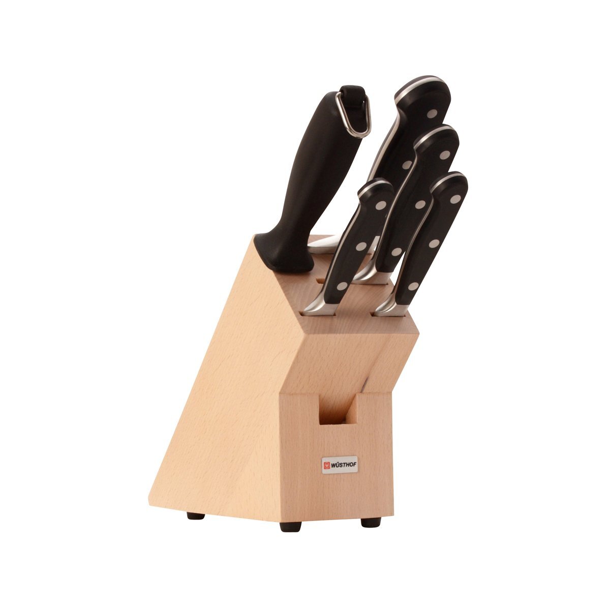 Wusthof Classic Knife Block Set W/Carving 200mm 6pc 