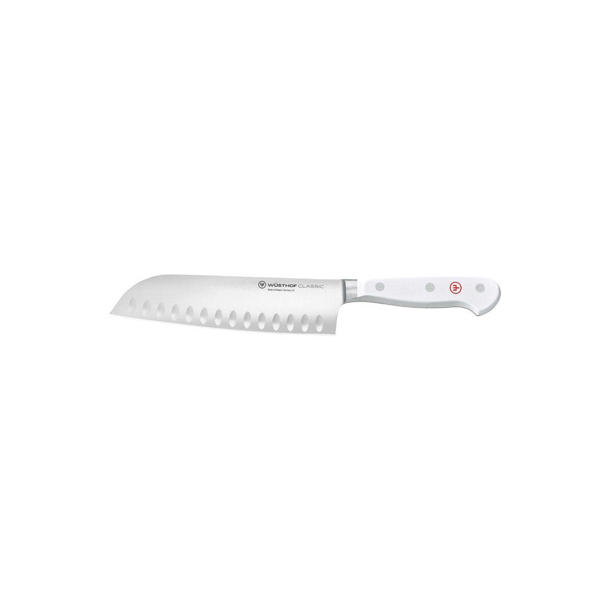 Wusthof Classic White Santoku Knife 170mm 