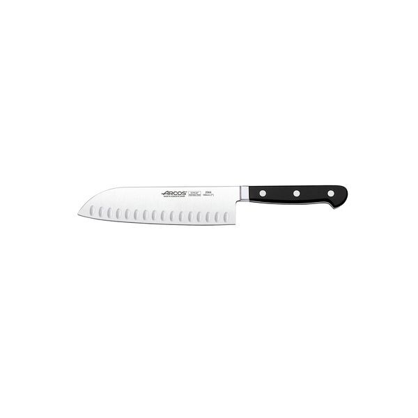 Santoku Knife-180mm, Granton Edge