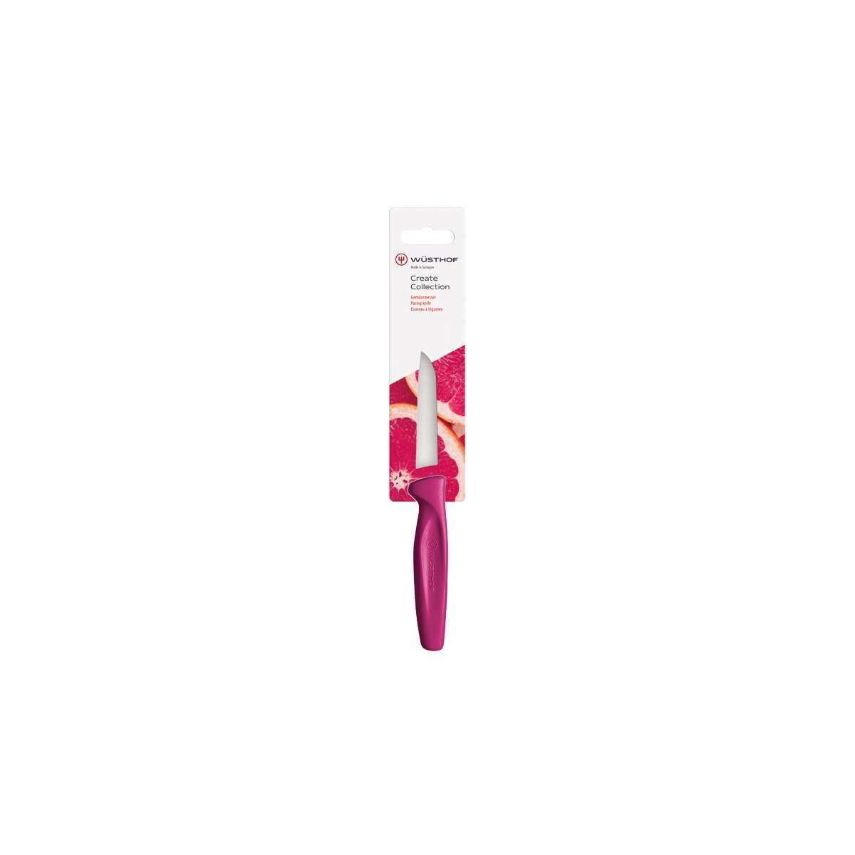 Wusthof Create B/Nose Paring Knife 80mm Magenta  