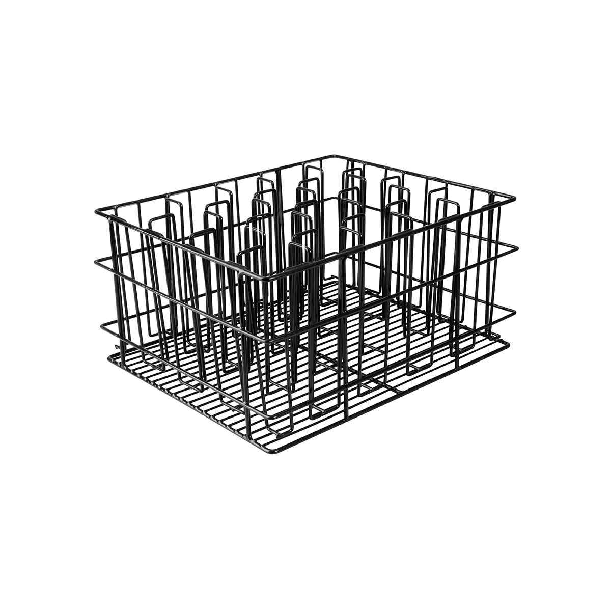 Glass Basket-430X355X215mm | 20-Comp 80X80mm