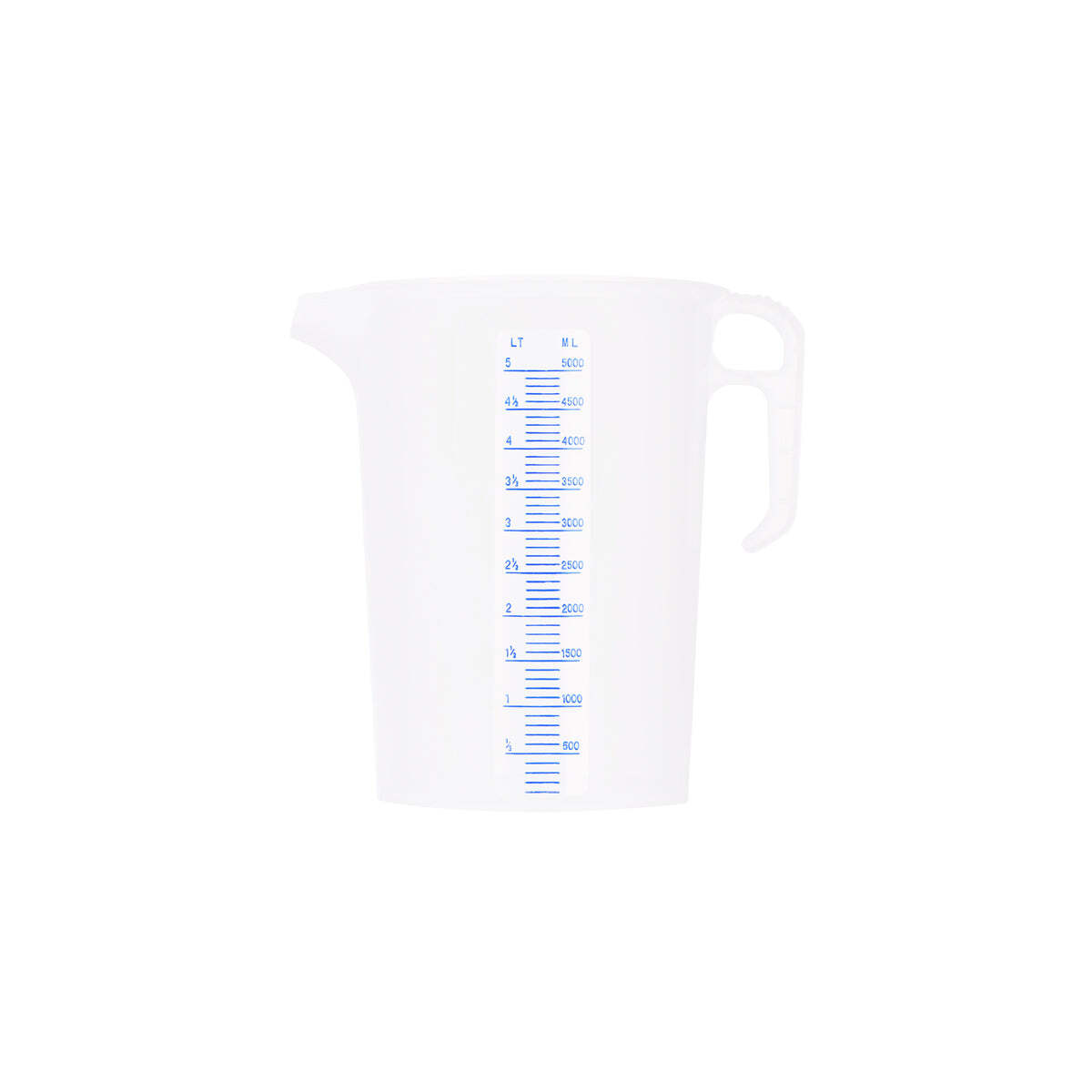 Chef Inox Blue Scale PP Themo Measuring Jug-5.0Lt