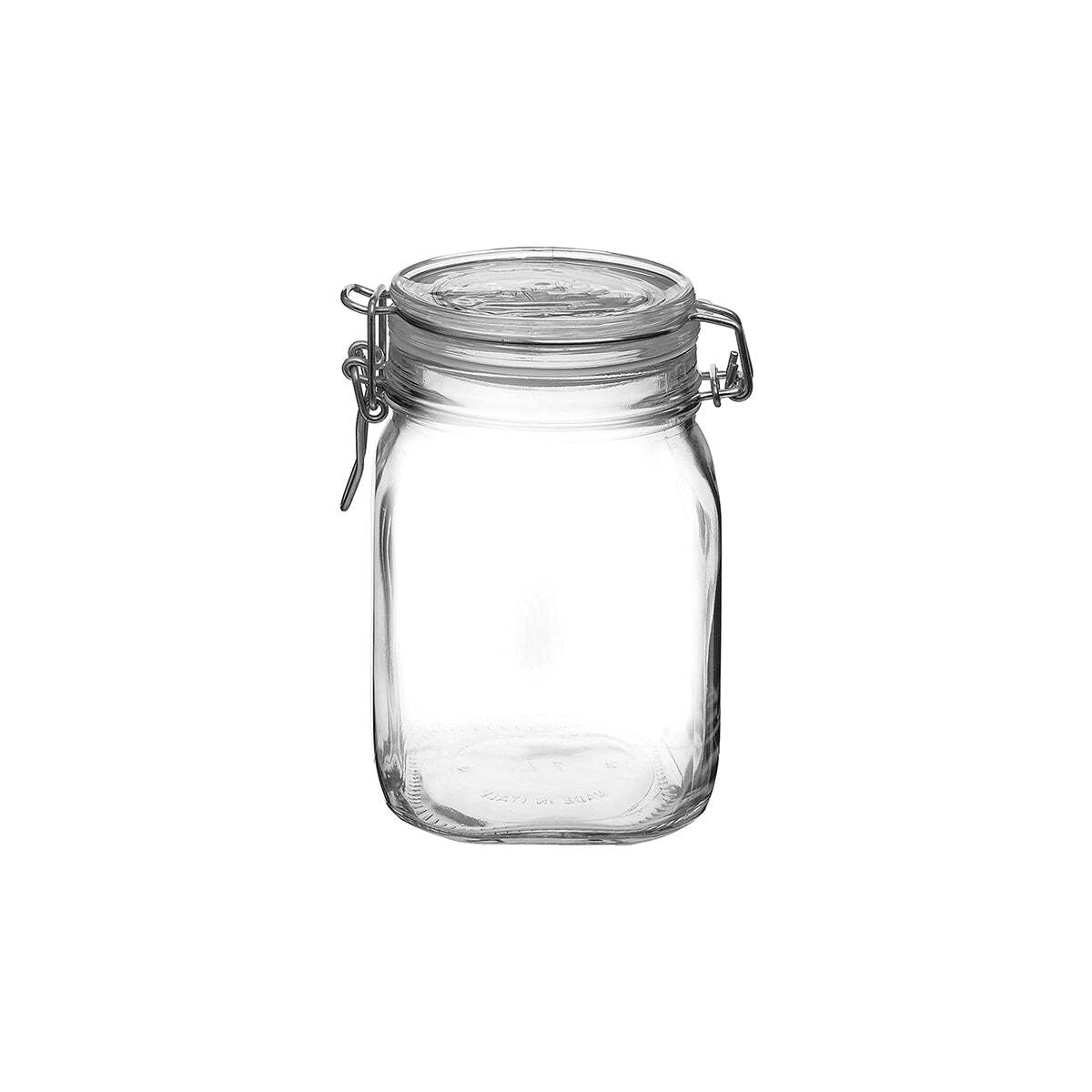 Bormioli Rocco Fido Jar 1.0Lt Clear Lid 