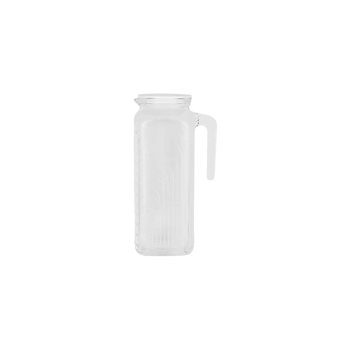 Bormioli Rocco Gelo Jug W/White Lid 1.2Lt 