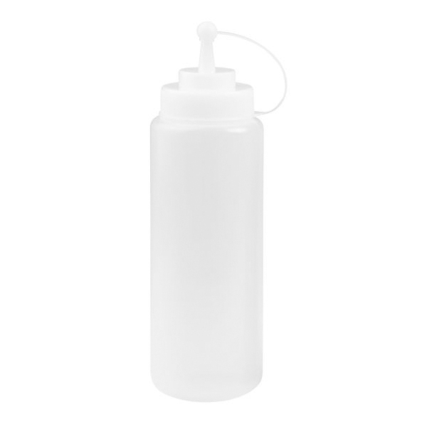 Squeeze Bottle Wide Mouth-W/Cap | 1.0Lt