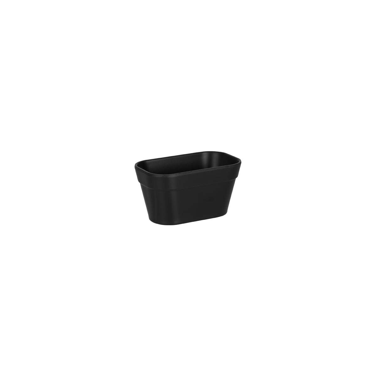 Zicco Melamine Small Insert Bowl Solid Black 115x70x60mm