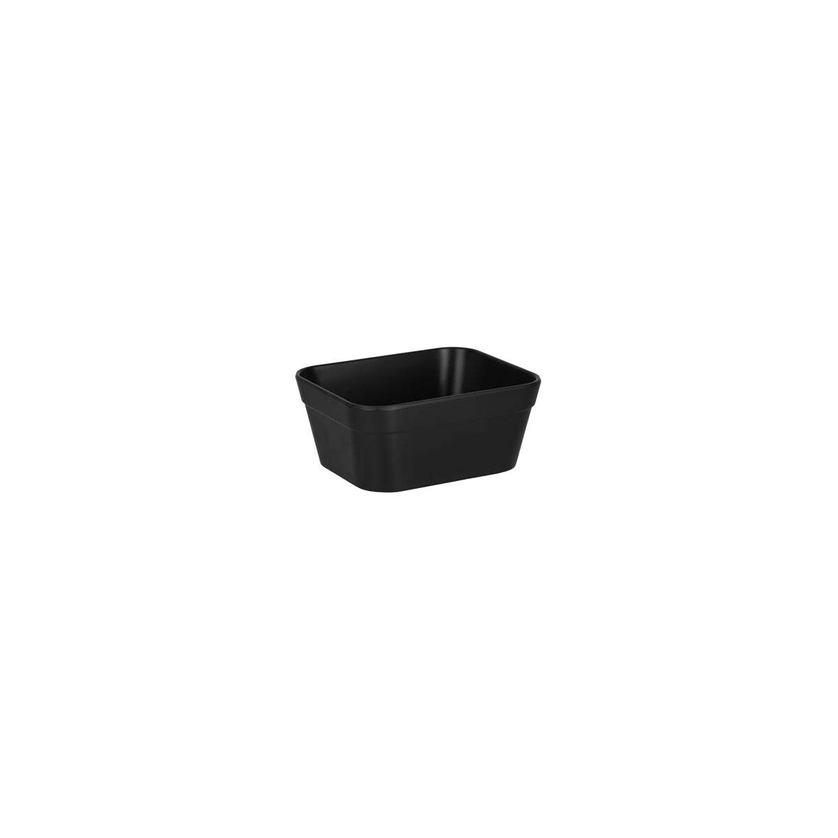 Zicco Melamine Medium Insert Bowl Solid Black 140x115x60mm