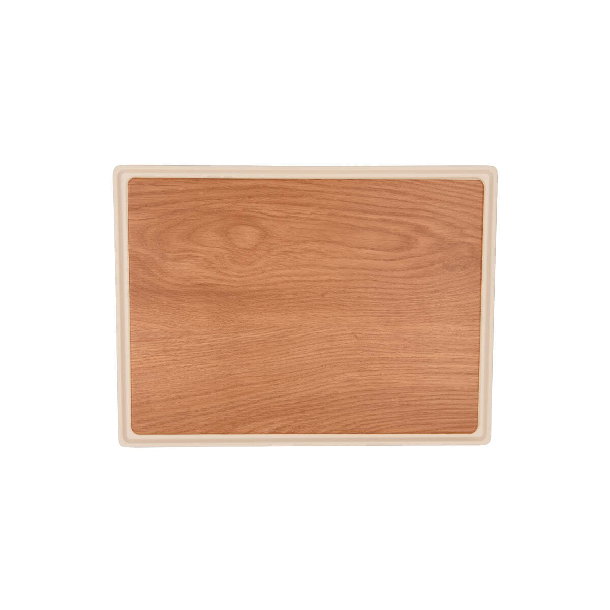 Zicco Melamine Contempo Rect Anti-Slip Tray Oak 400x300x15mm