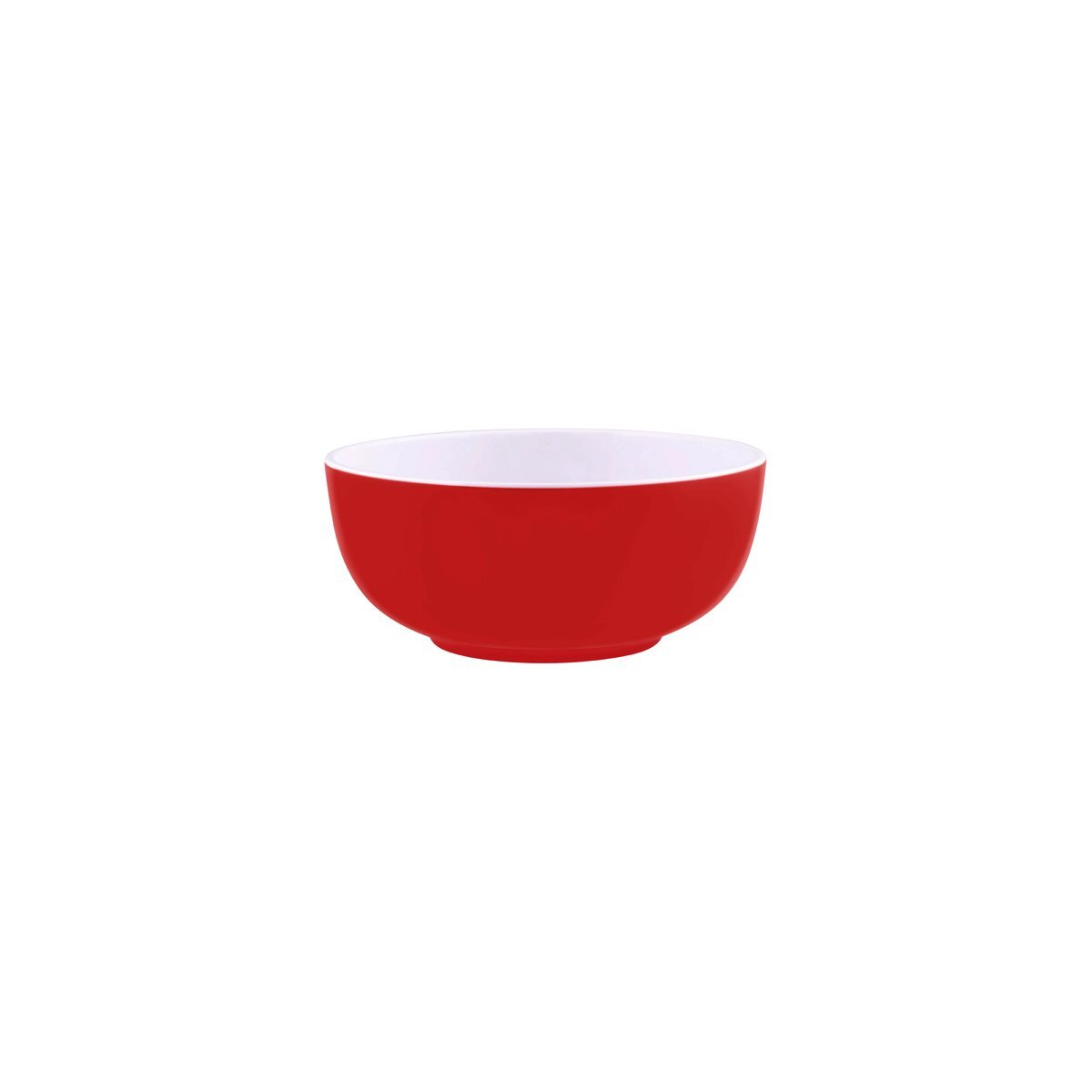 Jab Gelato-Red/White Round Bowl 150x60mm