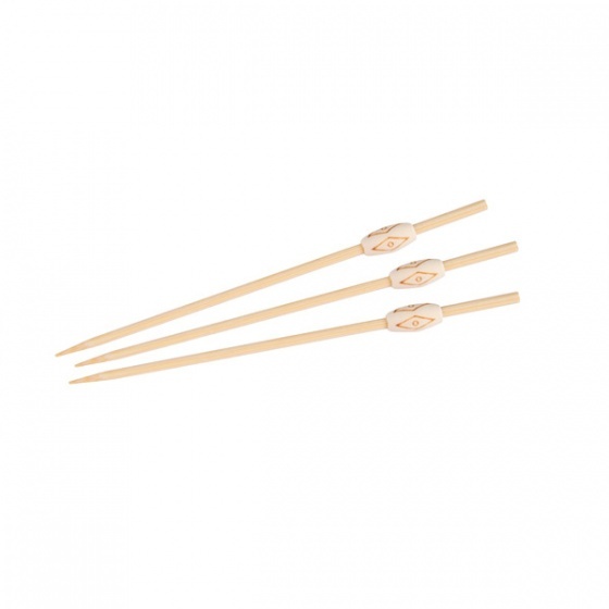 Bamboo Skewer-Aztec Ends| 120mm | 100Pcs/Pack 