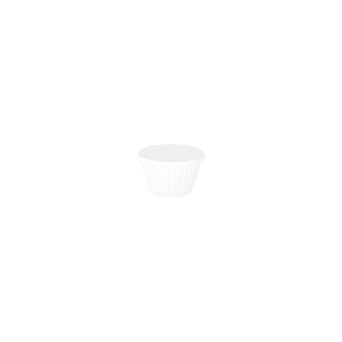 Superware Ramekin Fluted White - 50x30mm 50ml