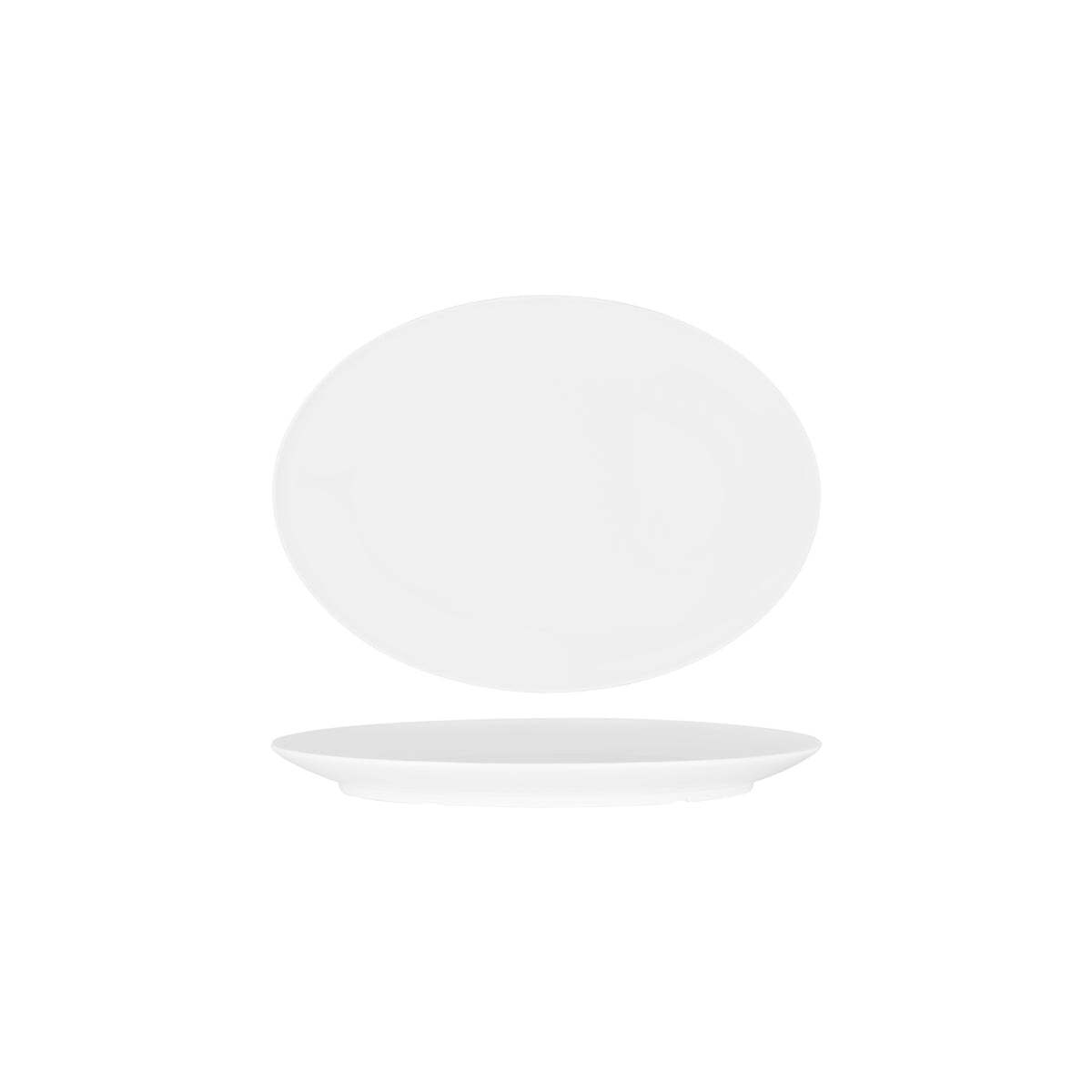 Superware Oval Platter 230mm Coupe White