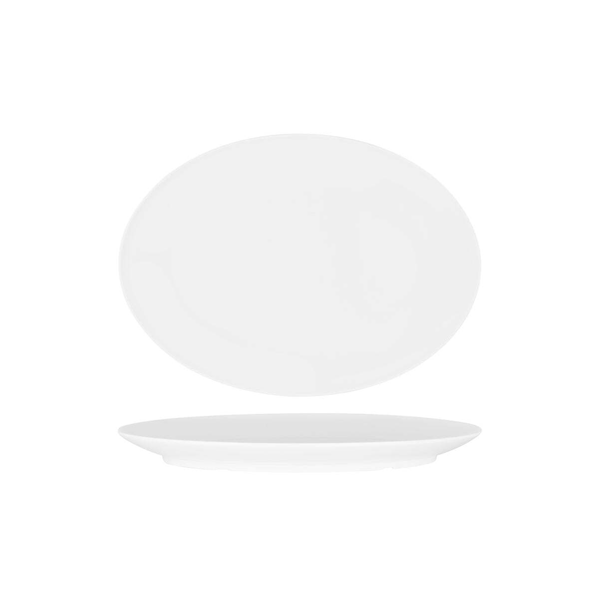 Superware Oval Platter 300mm Coupe White