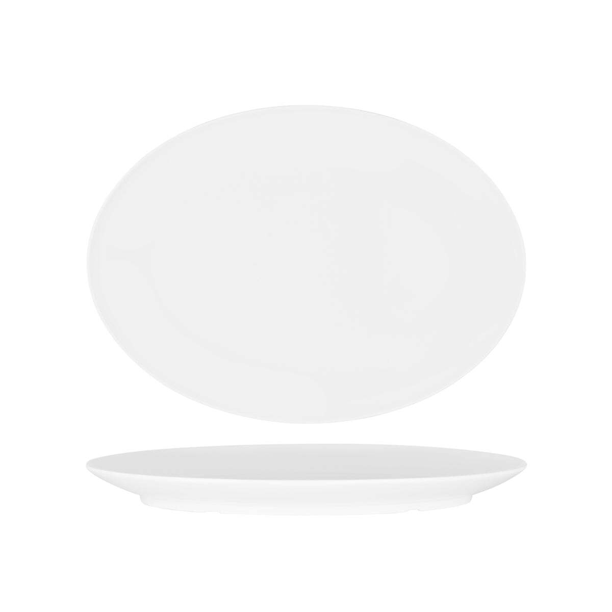 Superware Oval Platter 360mm Coupe White