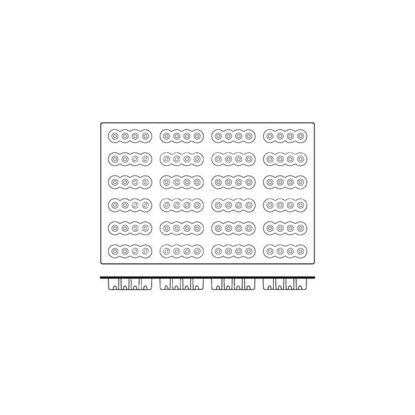 Silicon Mould-Fourzero, 24-Cup, Cup Size: 117X33X34mm/103ml