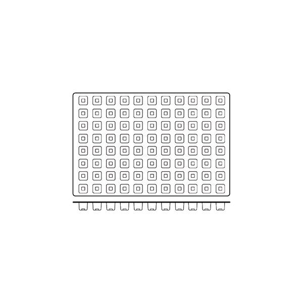 Silicon Mould-Mini Cube, 88-Cup, Cup Size: 25X25X24mm/12ml