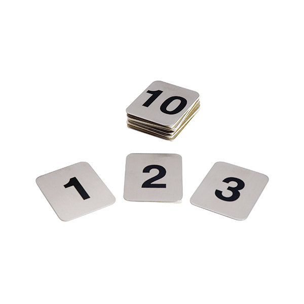 Adhesive Table Numbers-S/S | Set 21-30