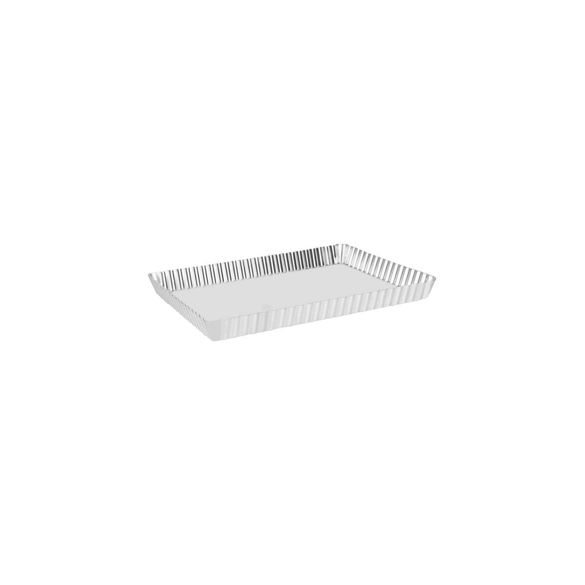 Quiche Pan-Rectangular Fluted 300x210x25mm Loose Base